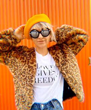 Internet personality Casie Stewart modeling with your product!