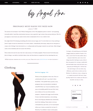 Original Blog post promoted via Pinterest (100K+/mo) @byangelann