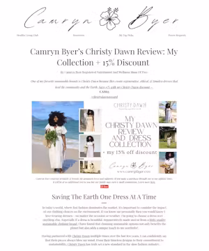 Camryn Byer Hawai'i - Registered Nutritionist and Wellness Mom