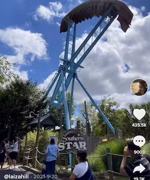 Amusement Park TikTok video