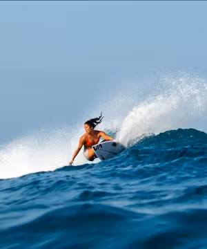 Rising star Mahina Maeda surfs her way to fame from the North Shore of O'ahu!