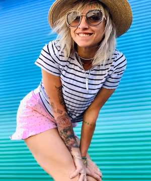 Internet personality Casie Stewart modeling with your product!