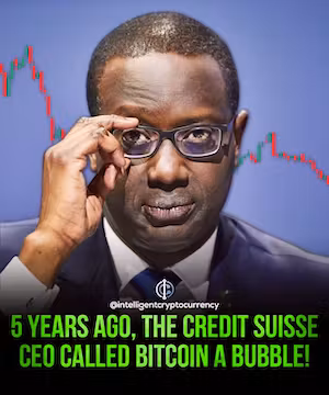 Sponsored Instagram post from @intelligentcryptocurrency