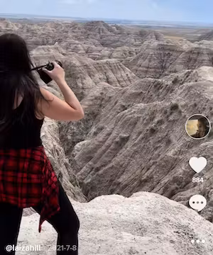 Sponsored TikTok video @laizahill - Road Trip USA