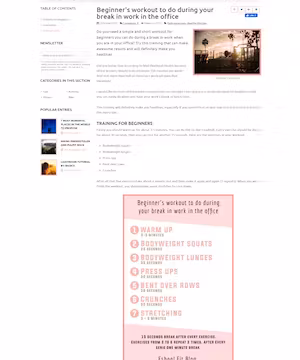 Blog post: Travel, Healthy Lifestyle, Photograpy