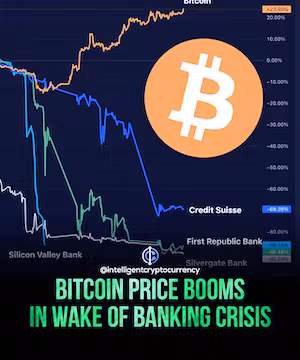 Sponsored Instagram post from @intelligentcryptocurrency