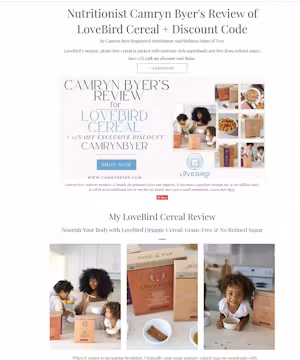 Camryn Byer Hawai'i - Registered Nutritionist and Wellness Mom