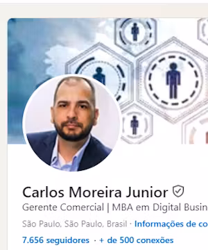 Meet Carlos Moreira Junior: LinkedIn's Dynamic Dynamo!