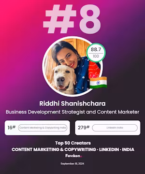 Riddhi: Turning Ideas into Words and Leads into Gold!