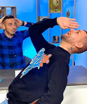 С Chris Men в света на инфл